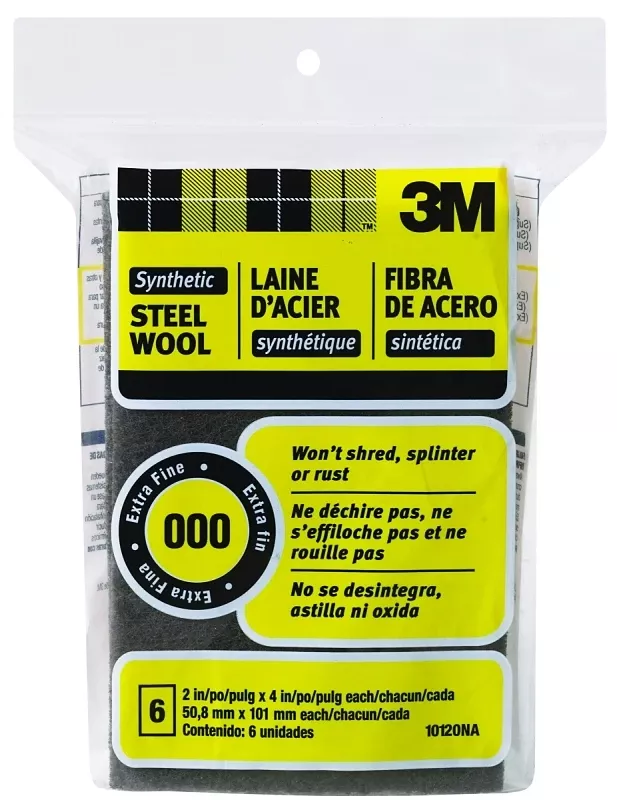 #000 Extra Fine Synthetic Steel Wool Pads
