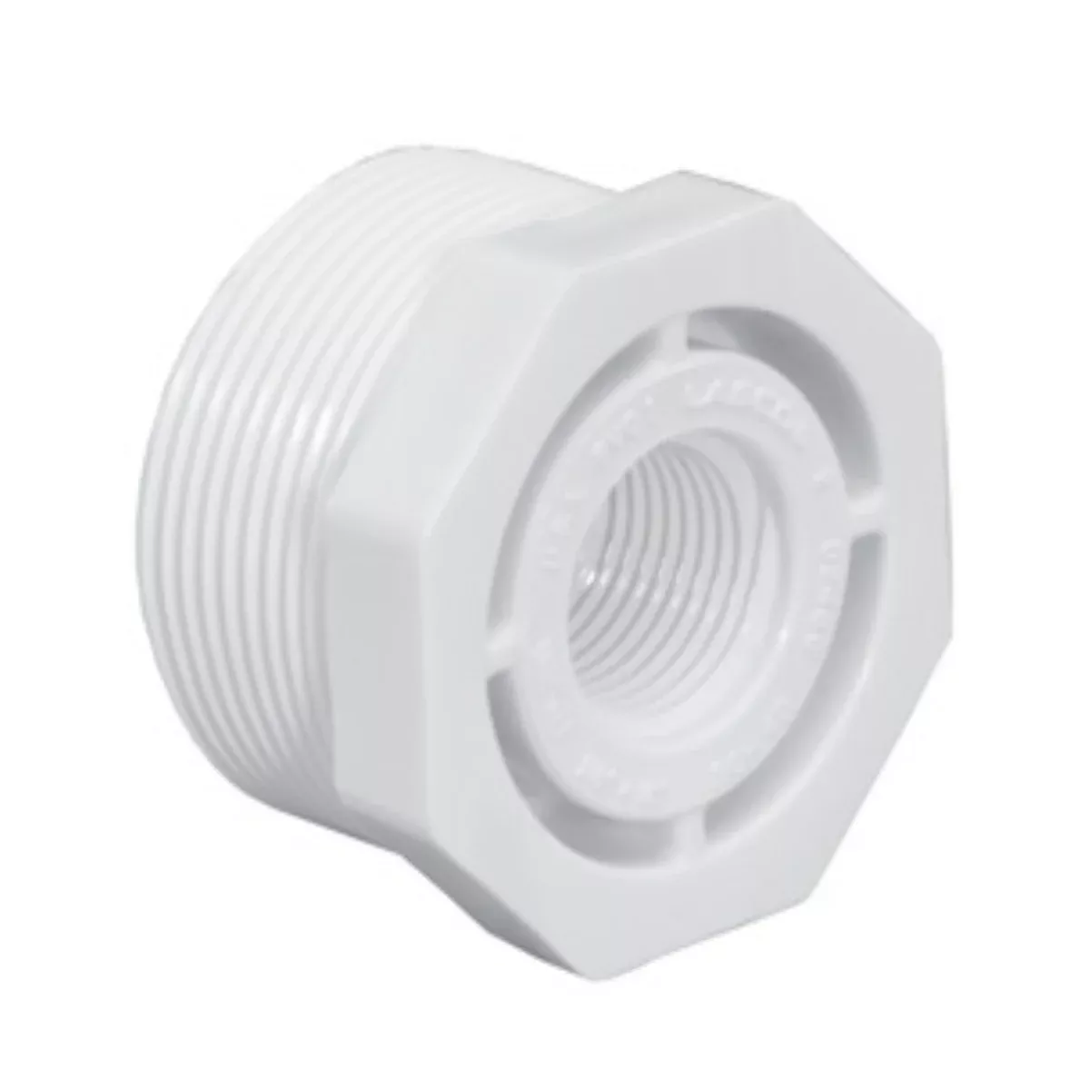 1-1/2 in x 1/2 in Threaded PVC Reducer Bushing (MPT x FPT)