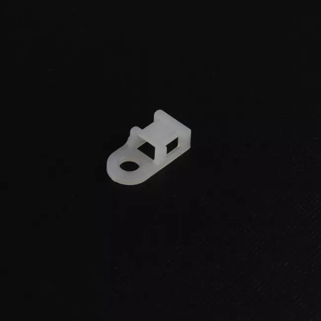 #10 Easy-Screw-In White Cable Tie Mounts for 50 lb. Ties