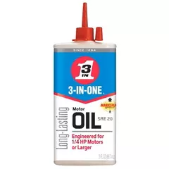 3-IN-ONE SAE 20 Electric Motor Oil 3 oz 1 pk