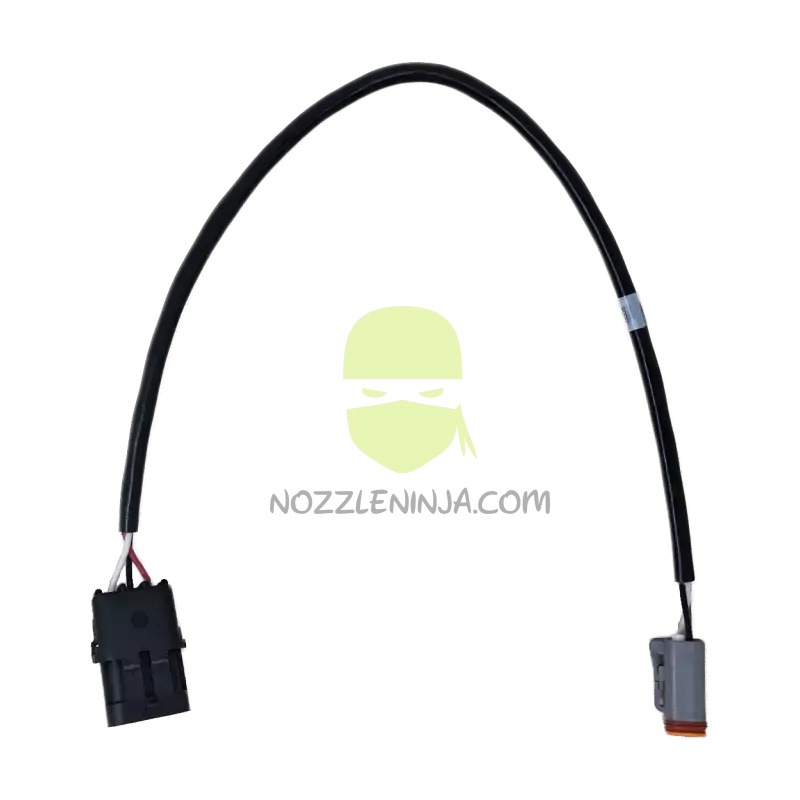 398-0005 - HARNESS ADAPTER, DT4 PLUG X WEATHERPACK 3 PIN SHROUD