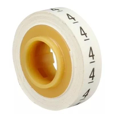 3M Canada ScotchCode Wire Marker Tape Refill Roll, Number 4, Model SDR-4