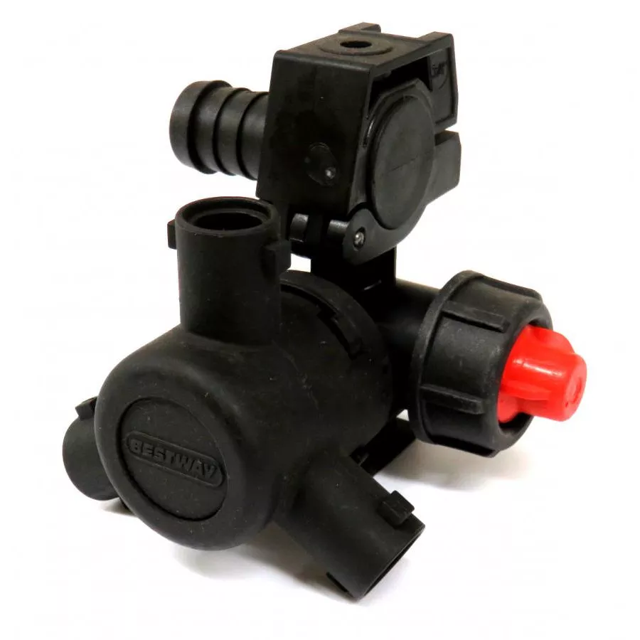 4263N-B323S, 3 OUTLET NOZZLE BODY WITH 3/4″ SINGLE HOSE BARB