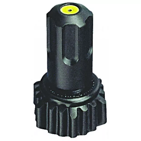 5500-PPB-X3, ADJUSTABLE POLY CONE NOZZLE #3, 11/16″ (F) INLET YELLOW