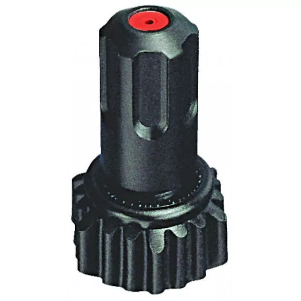 5500-PPB-X6, ADJUSTABLE POLY CONE NOZZLE #6, 11/16″ (F) INLET RED