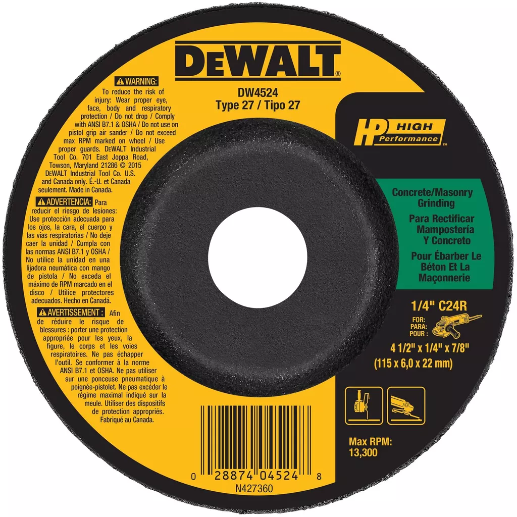 B&D DW4524 4-1/2 X 1/4 X 7/8IN MASO