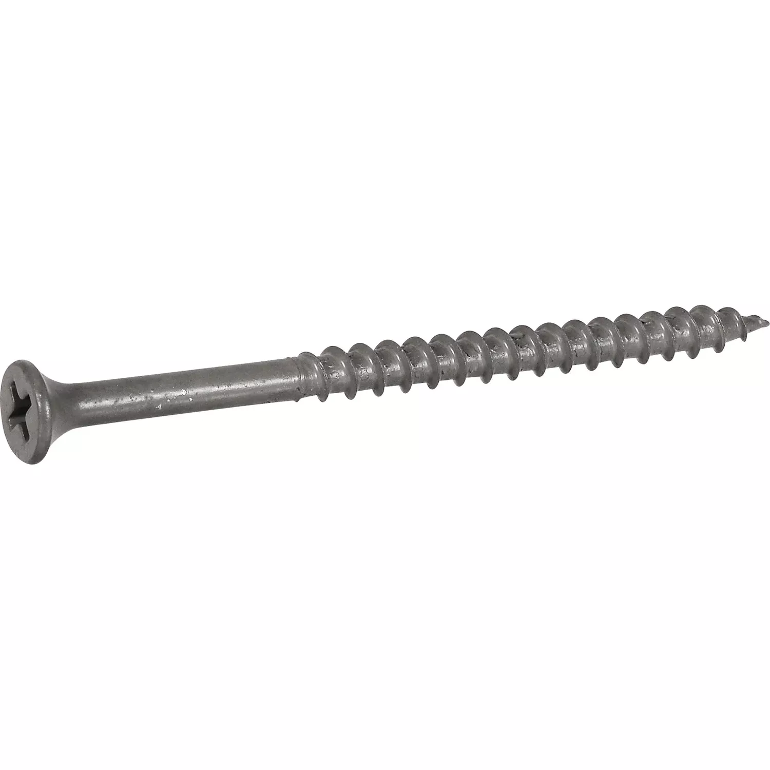 Fas-n-tite Wood Screws, Gray Ceramic Exterior, 2.5 X #10, 25-lbs.