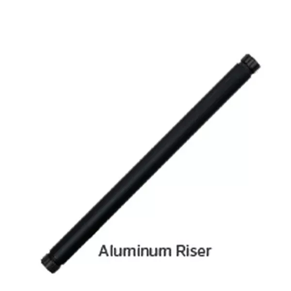 FX A1LED18RABZ 18" Aluminum 1-LED Riser, Bronze Metallic, 2700K