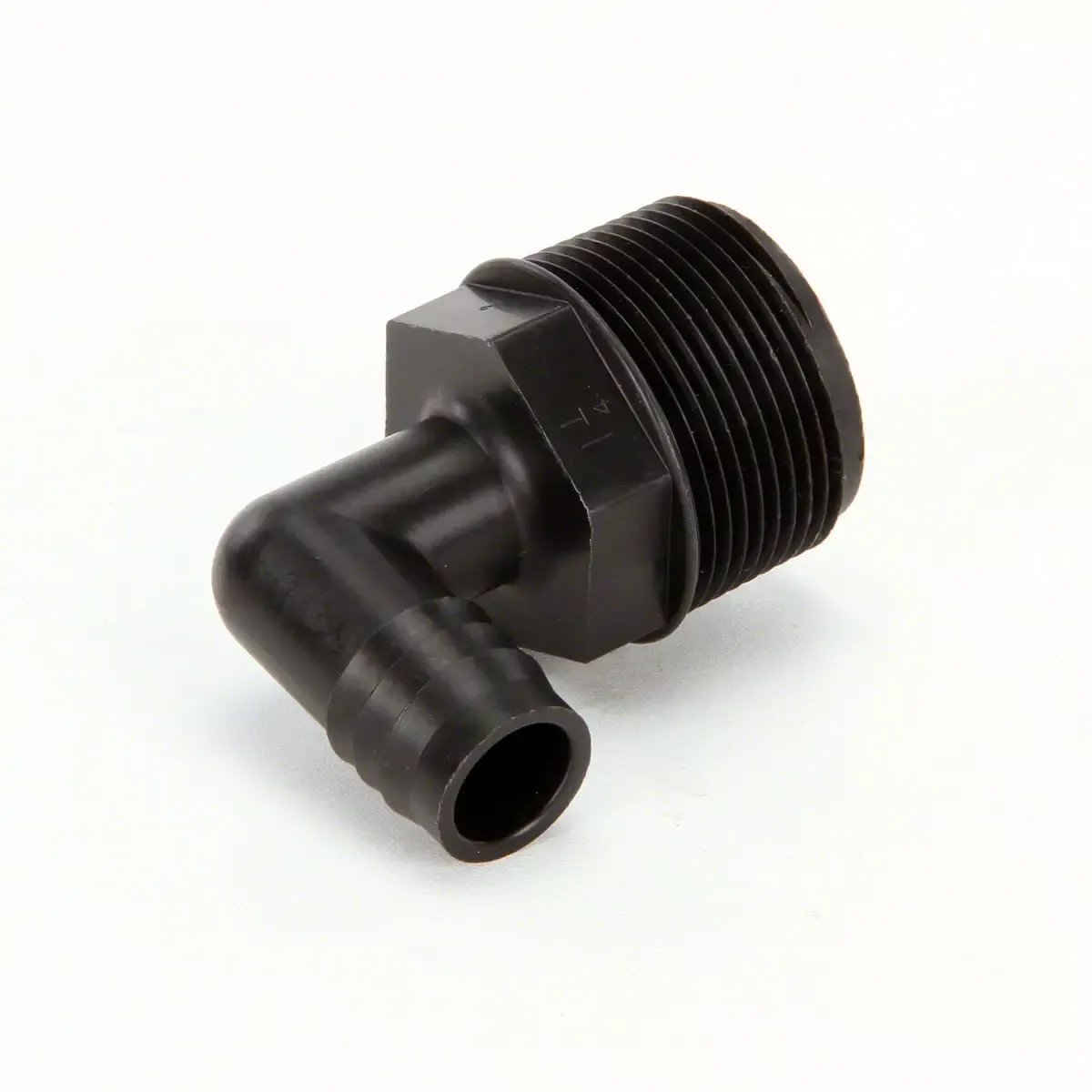 Hypro 1 1/4" MNPT X 3/4" Hose barb Poly-Elbow