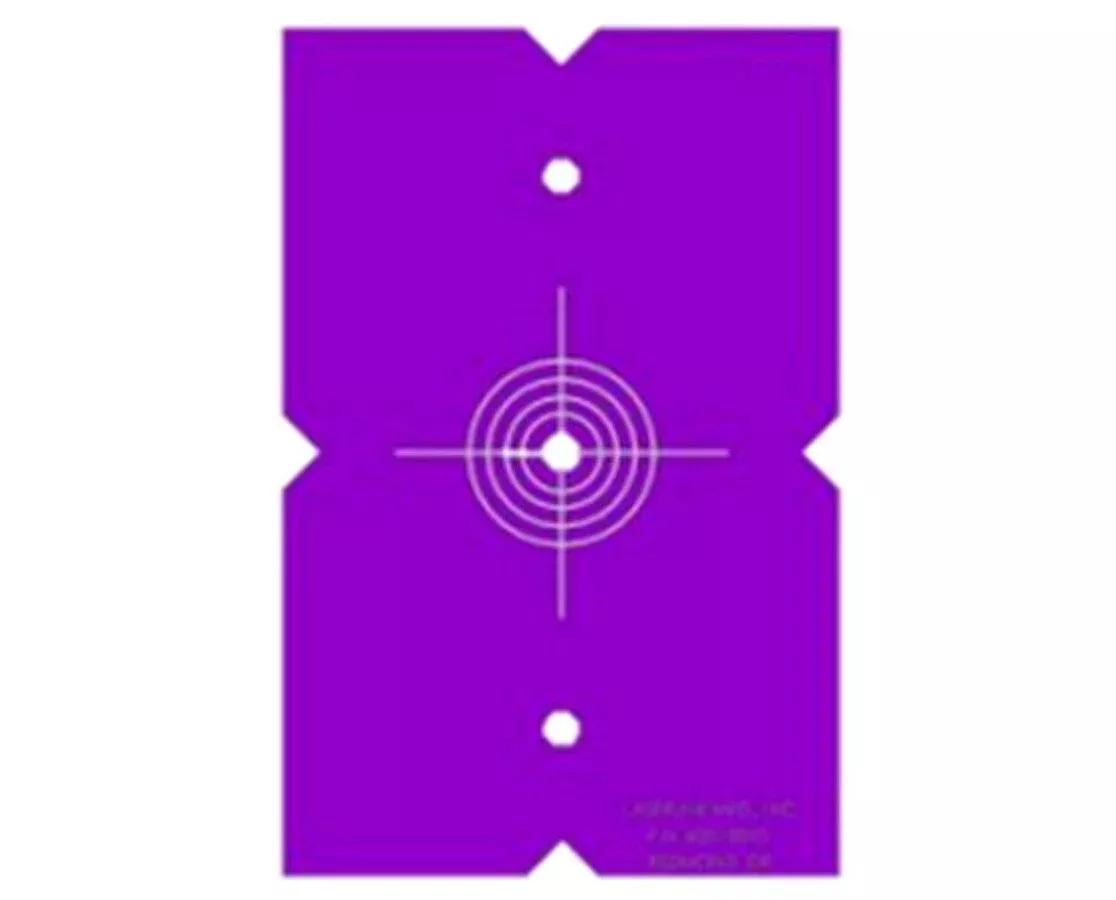 LaserLine Quad 1000 Target Template (2/Pack)