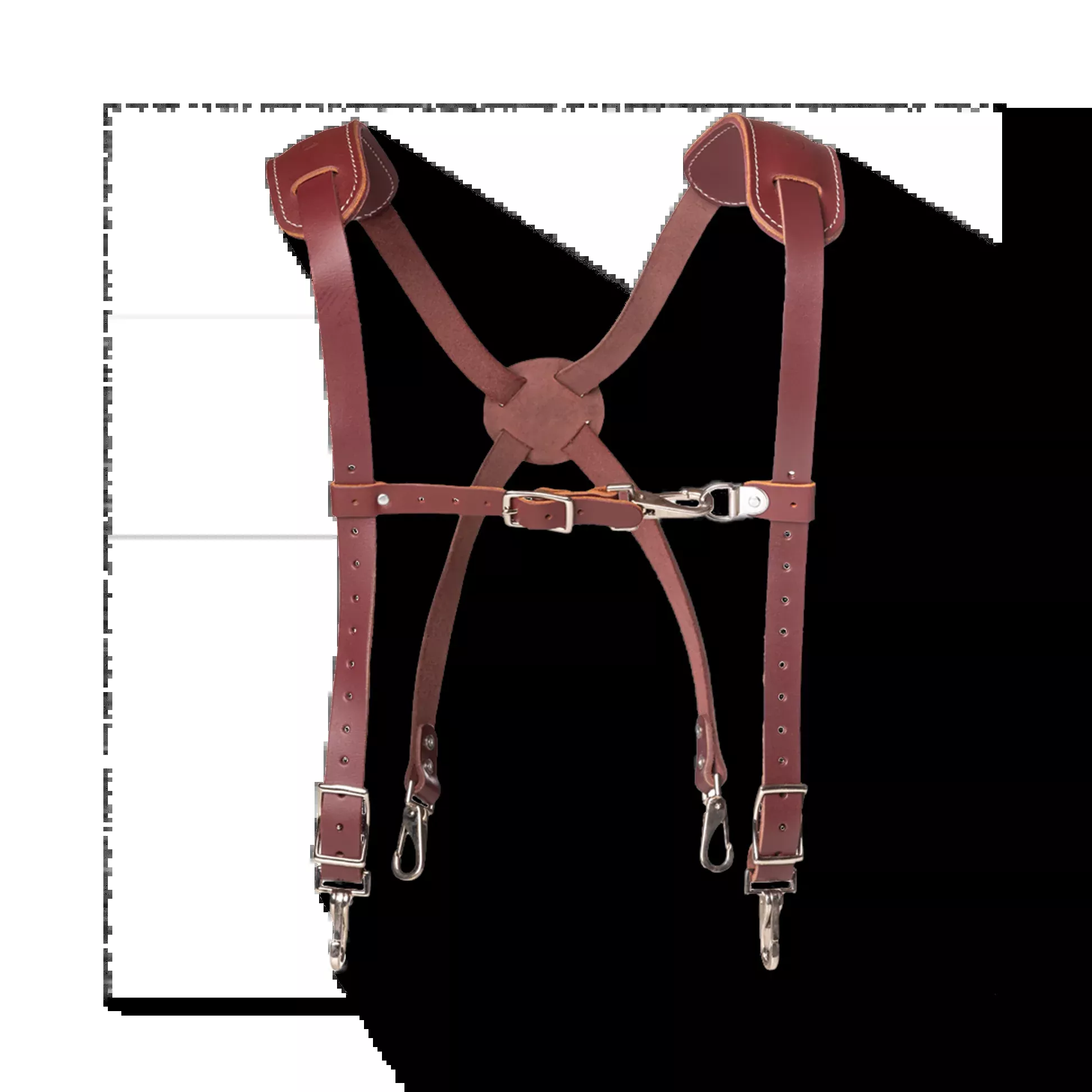 Leather Work Suspenders