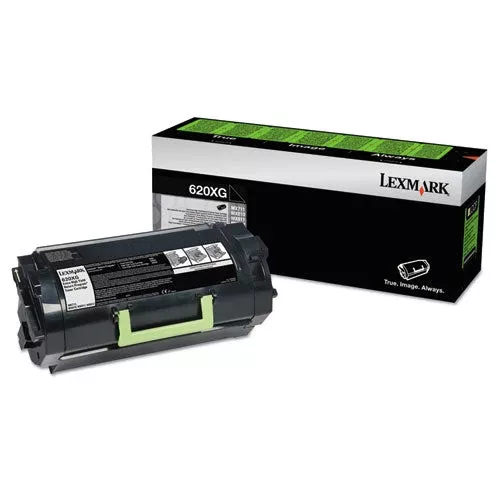 New, Pre-Owned - Lexmark 620XG Extra High Yield Black Toner Cartridge, 62D0X0G