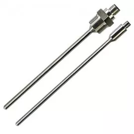 Omega PR-21 Series RTD Probe, Pt100, class A, 0.25 x 4" probe, 4-wire, 1/4" NPT, M12 connector