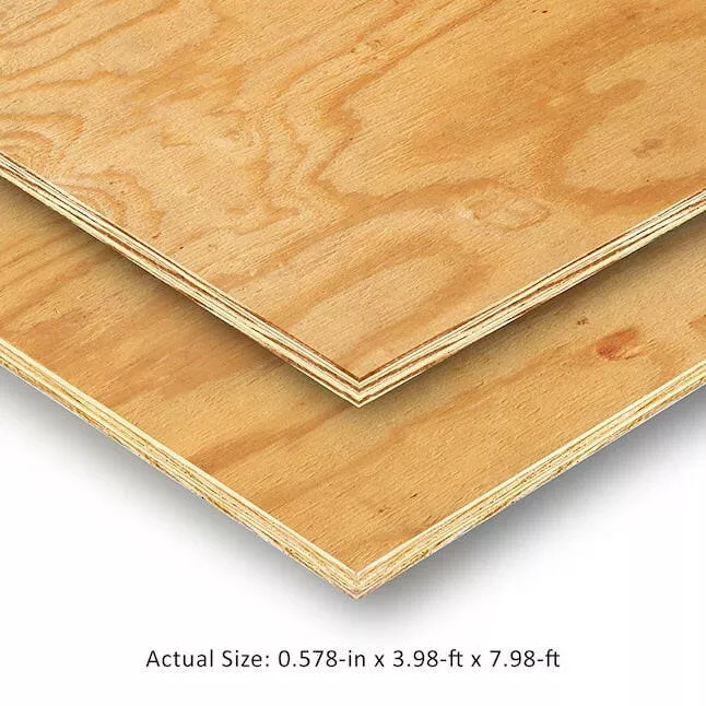 Plytanium1/2-in x 4-ft x 8-ft Rated Pine Plywood Sheathing