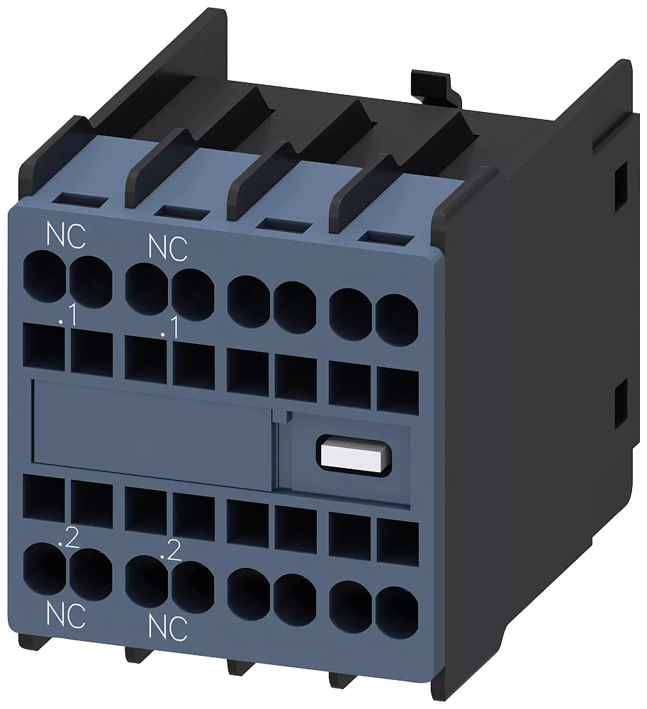 SIEMENS 3RH2911-2HA02 CONT AUX SW FRT 2NC SPRTERM CONT 3RT2 RELY 3RH2