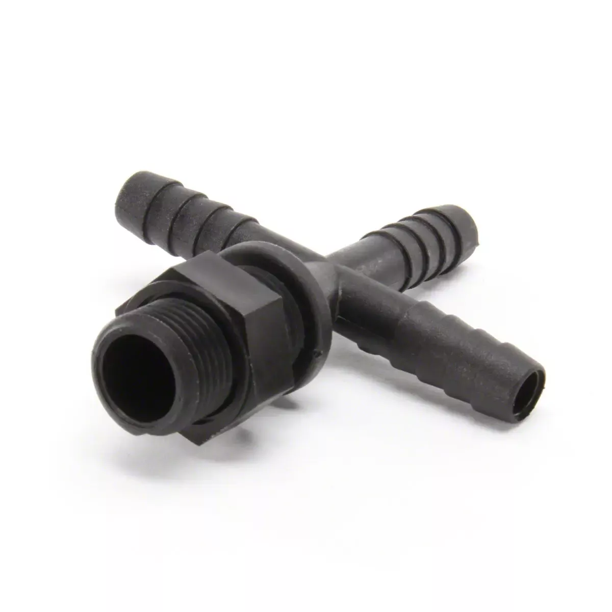 TerreMax 11/16" MPS X 3/8" Hose Barb Cross and Nozzle Nut